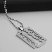 men chain stainless steel Blade necklaces men pendants woman accessories fashion necklace jewelry gold chain on the neck