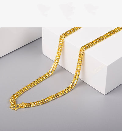 18k gold plated mens chain