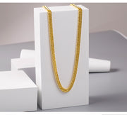 18k gold plated mens chain