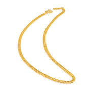 18k gold plated mens chain