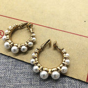 White Pearl Earrings Earrings Retro Drop Earrings