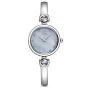 Rhinestone SK Top Luxury Brand Steel Quartz Watch Fashion Women Clock Female Lady Dress Wristwatch Gift Silver Gold Motre Femme