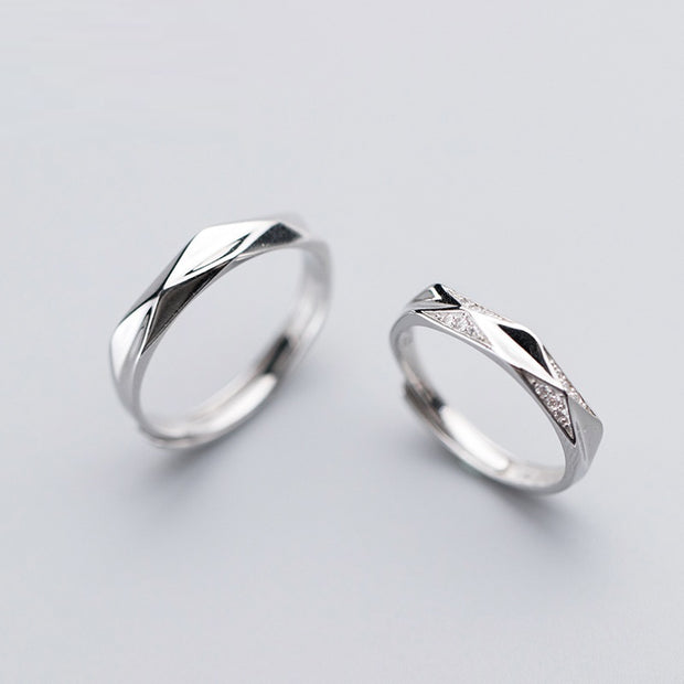 S925 Silver Couple For Men And Women Couple Rings